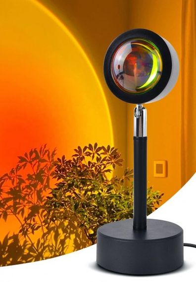 Лампа с проекцией заката ∙ Проекционный светильник USB с эффектом заката SUNSET LAMP | Зображення 4