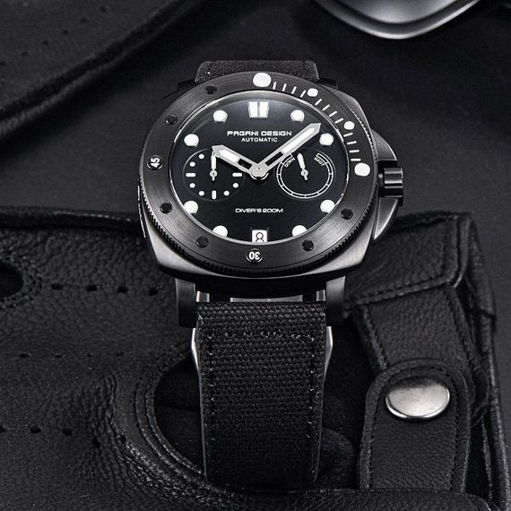 Годинник P2agani Design PD-1767 Black | Зображення 3