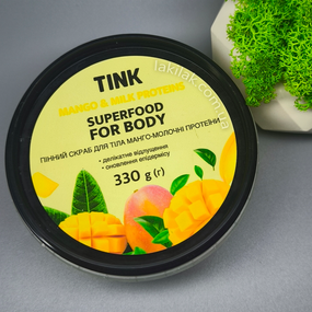 Скраб для тела пенный Tink Манго-Молочные протеины 330 грамм