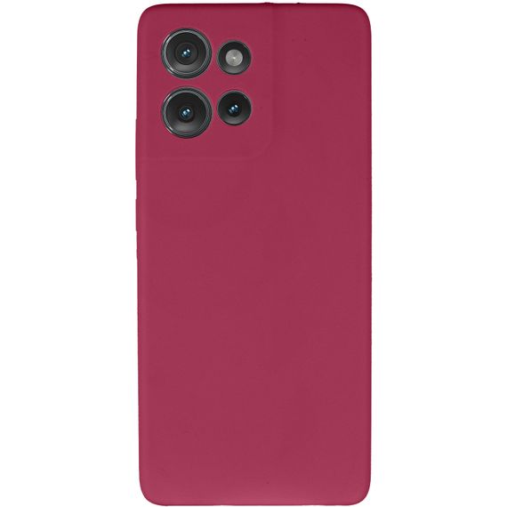 Чохол Silicone Cover Ummi Lakshmi Full Camera (AA) для Motorola Edge 50 Neo Бордовий / Marsala | Зображення 1