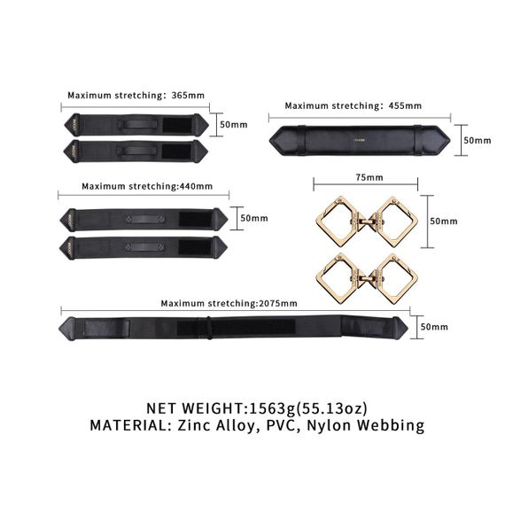 Фиксатор для ног LOCKINK Leg Spreader Strap sexstyle | Зображення 7