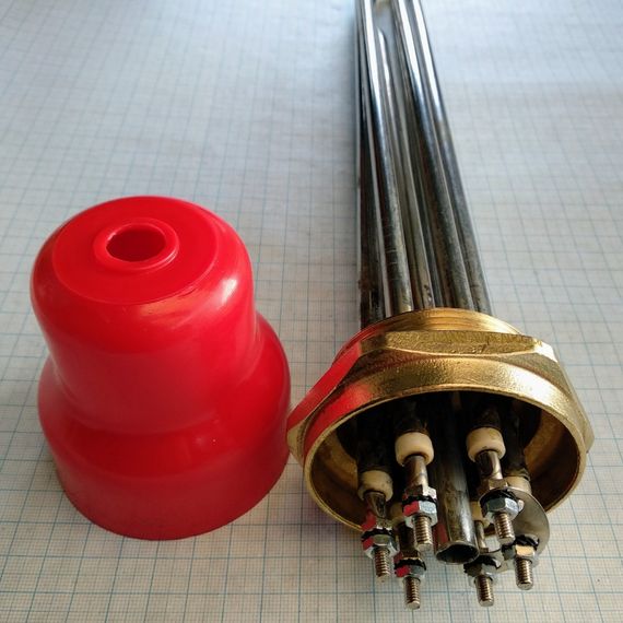 Блок Тенів 6000w з різьбою 2"дюйма (Туреччина) для котлів, електричних систем опалення