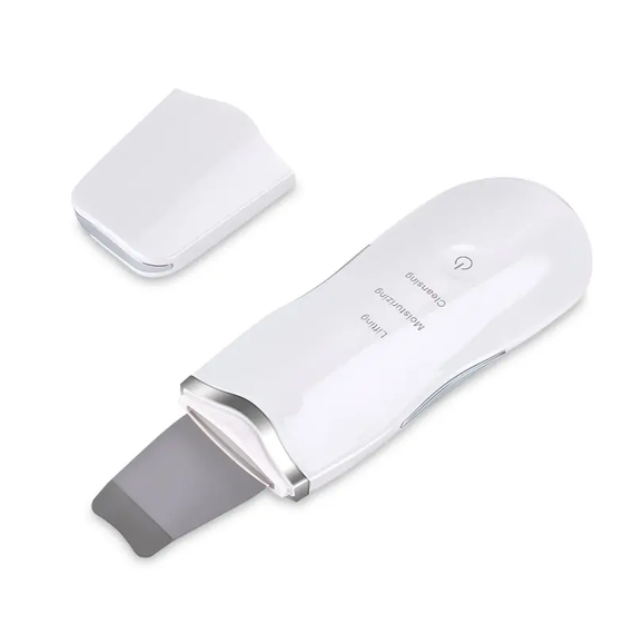 Ультразвуковой скраббер портативный для чистки лица Face Cleaner 8816 / Очиститель поров / Скрабер лифтинг