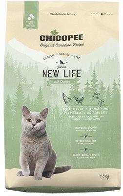 Сухий корм для кошенят з м'ясом птиці Chicopee CNL Junior New Life Chicken, 1.5 кг