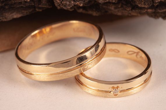 Женское обручальное кольцо из желтого золота 15 | Зображення 4