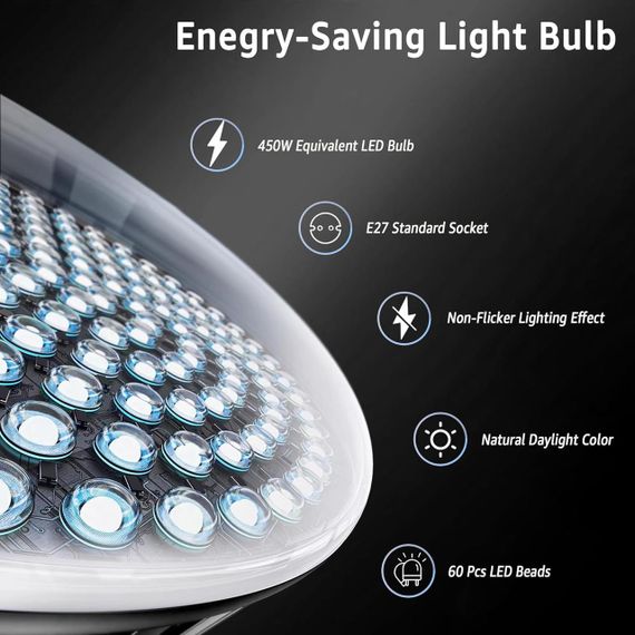 Комплект софтбокса NiceVeedi 16" x 16" с LED-лампой 5400K и штативом 150 см | Зображення 5