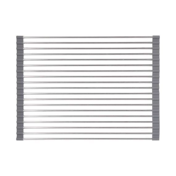 Сушарка на кухонну мийку Lidz Acsis LA01 Gray, кругла основа, для посуду 440х320 мм LDACSLA01GRA49779 | Зображення 2