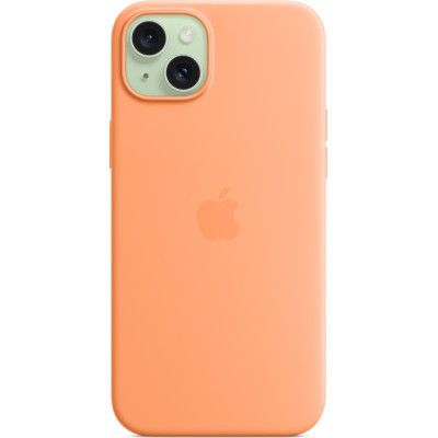 Чехол для мобильного телефона Apple iPhone 15 Plus Silicone Case with MagSafe Orange Sorbet (MT173ZM/A) | Зображення 3