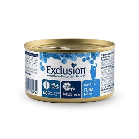 Exclusion Cat Adult Tuna консерва для взрослых котов с тунцом 85 г