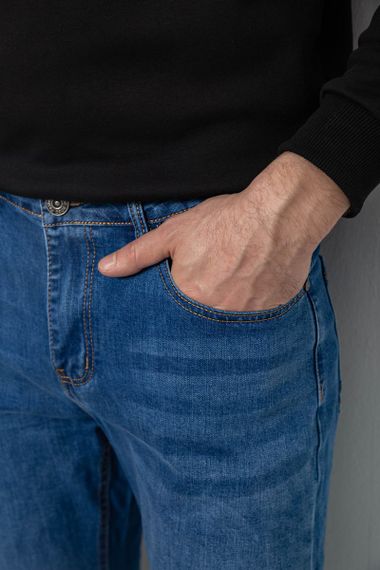 Джинси мужские, цвет синий, 244R03-2 | Зображення 4