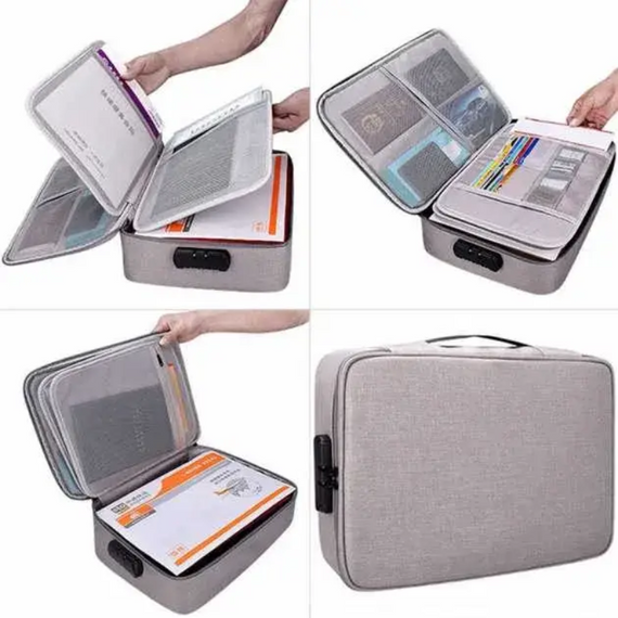 Органайзер із кодовим замком для зберігання документів і особистих речей у поїздках | Зображення 4