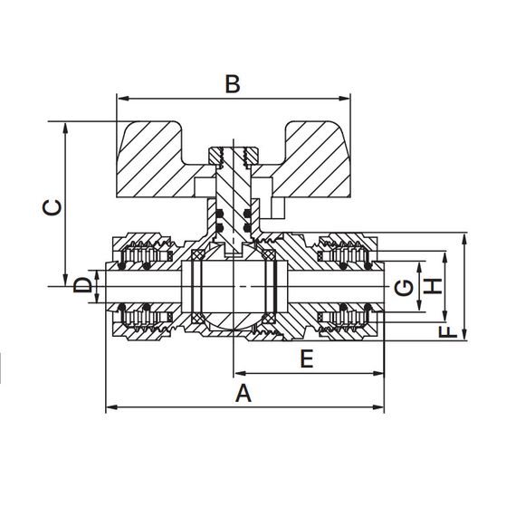 Кран шаровий Europroduct EP.500 Wing 20x20 (EP6037) | Зображення 2