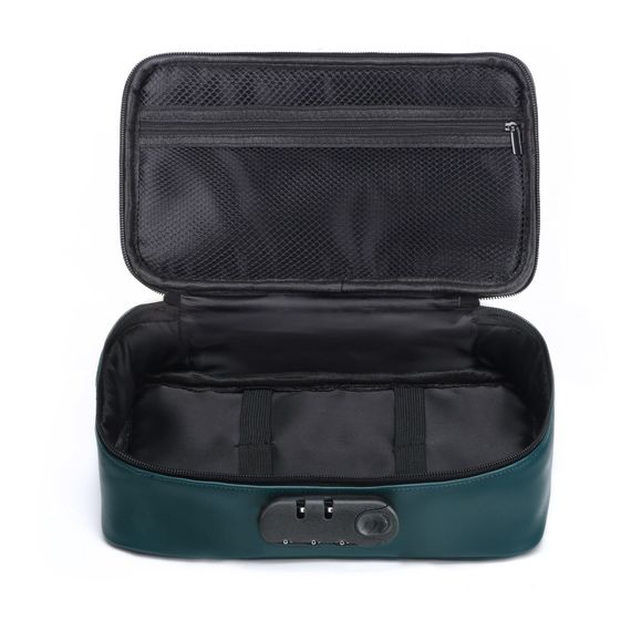 Кейс для іграшок Dorcel DISCREET BOX LUXURY GREEN, кодовий замок, 27×16×7,62 см | Зображення 1