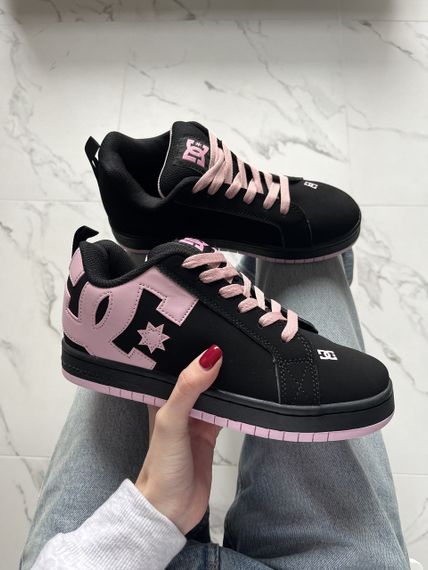 Кросівки DC Court Graffik Black Pink , В'єтнам , Снікерcи DC Court Graffik Black Pink 38 24.5 | Зображення 2