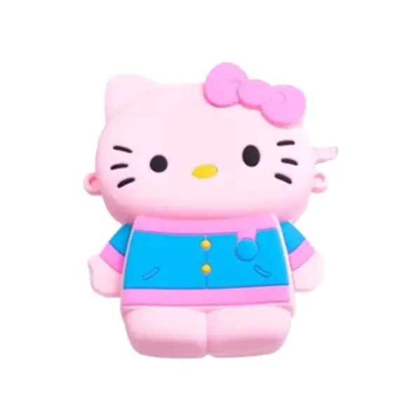 Дитяча силіконова сумочка Hello Kitty 13*10*3 см Рожева HP-55-1P | Зображення 1