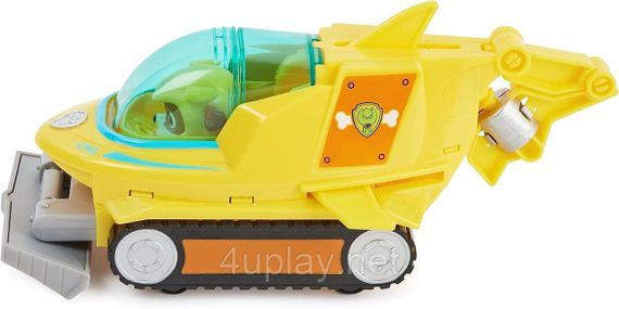 Щенячий Патруль спасательная машина-трансформер лодка Крепыша Paw Patrol Aqua Pups Rubble Hammerhead Shark | Зображення 6