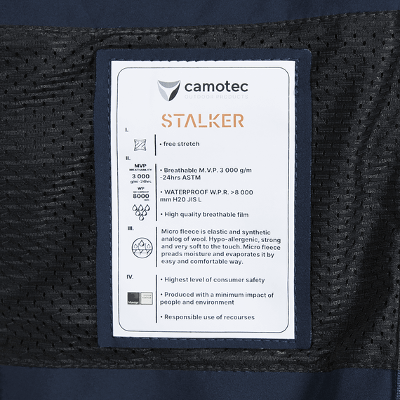 Жіноча куртка Stalker SoftShell Темно-синя (7443), XL | Зображення 9