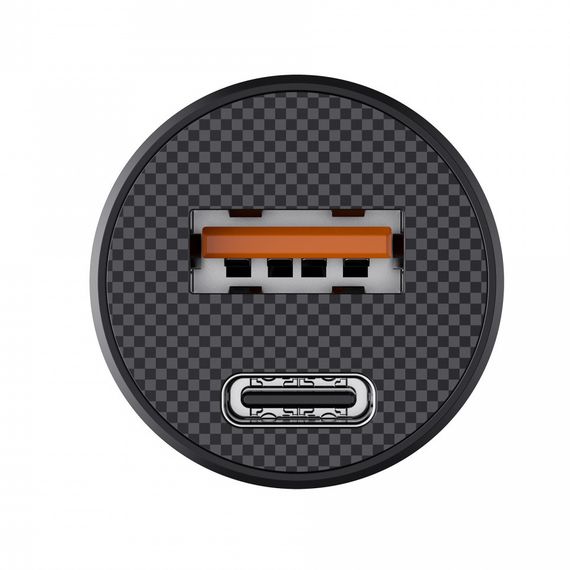 Автомобильное зарядное устройство HAVIT HV-CC2022 20W USB+USB-C Black  с быстрой зарядкой | Зображення 5