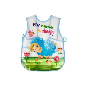 Слюнявчик клеёнчатый на завязках MGZ-0607(Blue)