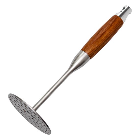 Картоплем'ялка для пюре 26 (см) толкушка для картоплі з нержавіючої сталі з дерев'яною ручкою HP-8-59 | Зображення 1