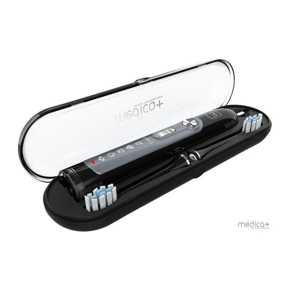 Набір: Ультразвукова зубна щітка Medica+ Probrush 9.0 (Ultasonic) black + white | Зображення 3