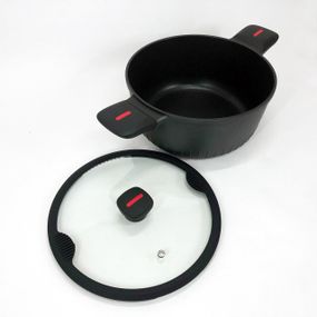 Каструля Magio MG-1171 Лита антипригарна 5л 24 см KC-55