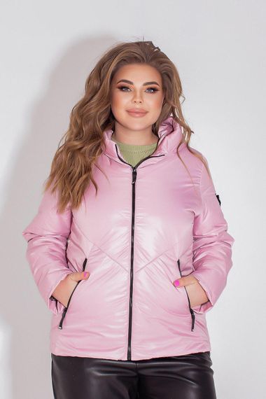 Жіноча демісезонна куртка, арт. 1008, розовий | Зображення 1