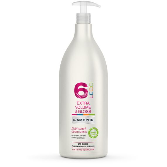 Шампунь LECO «Додатковий об’єм і блиск» флакон 1500 мл