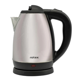 Электрочайник ROTEX RKT10-B 1,5 л дисковый чайник из нержавеющей стали для быстрого кипячения воды 1500 Вт Серый