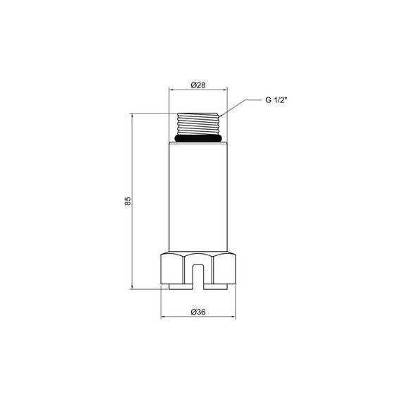 Заглушка "пробка" PPR Thermo Alliance 1/2" ЗР | Зображення 1