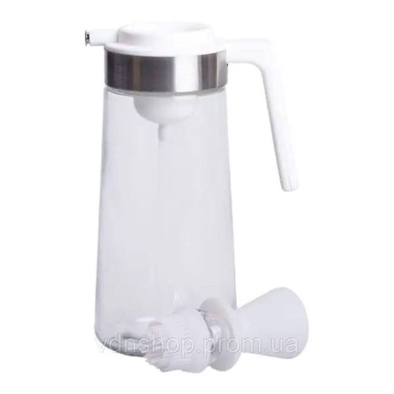 Бутылка для масла с дозатором 550 мл стеклянная бутылка для оливкового и подсолнечного масла HP-1349 | Зображення 2