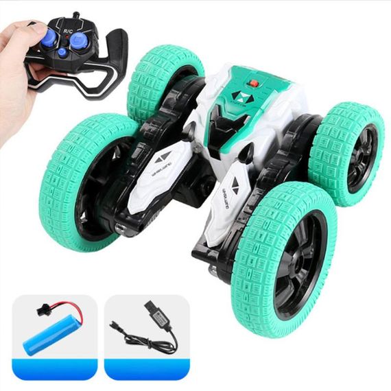 Машинка на радіокеруванні SHT DW02A Trick and Flip RC Car 2.4G Green | Зображення 6