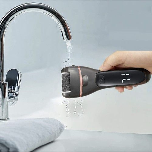 Електрична роликова пила Soulima 23220 пемза для ніг і п'ят 6 насадок + аксесуари | Зображення 3