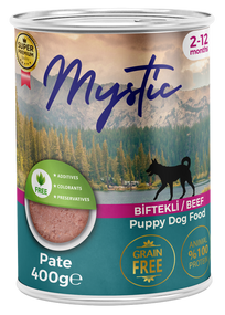 Вологий корм Mystic паштет для Цуценят з ЯЛОВИЧИНОЮ конс. 400г.