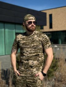 Футболка Піксель Стрейч mm14 Military
