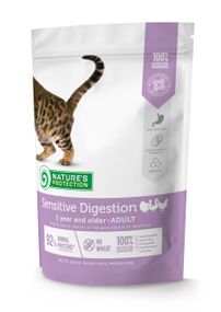 Nature's Protection Sensitive Digestion сухой корм для котов с чувствительным пищеварением 400 гр