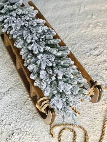 Гірлянда хвойна Traditional лита 1,2 м засніжена | Зображення 7