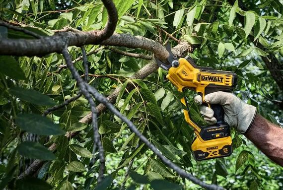 Ножиці садові - секатор акумуляторний DeWalt з АКБ та ЗП DCMPP568P1 | Зображення 6