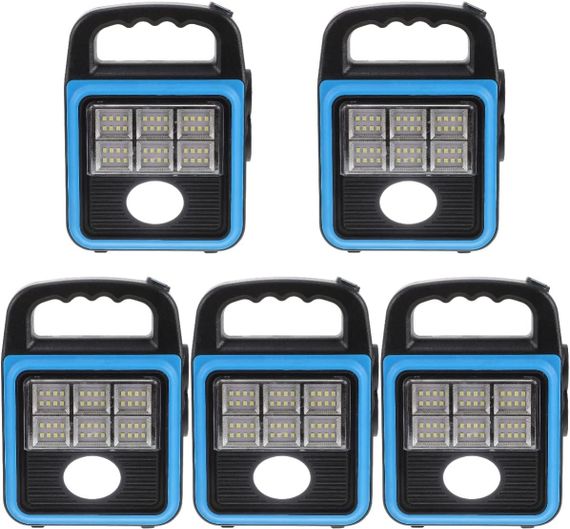 Фонарь-прожектор USB с солнечной панелью и повербанком Solar LED light HS-8020 | Зображення 4