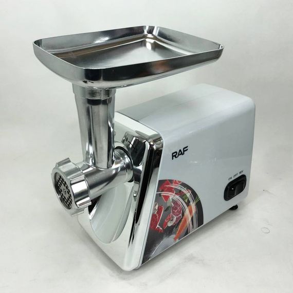 Електрична м'ясорубка RAF R.3368 2500W Нержавіюча сталь, м'ясорубка електрична метал | Зображення 4
