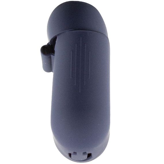 Силіконовий футляр New з карабіном для навушників Airpods 1/2 Темно-синій/Midnight blue | Зображення 3