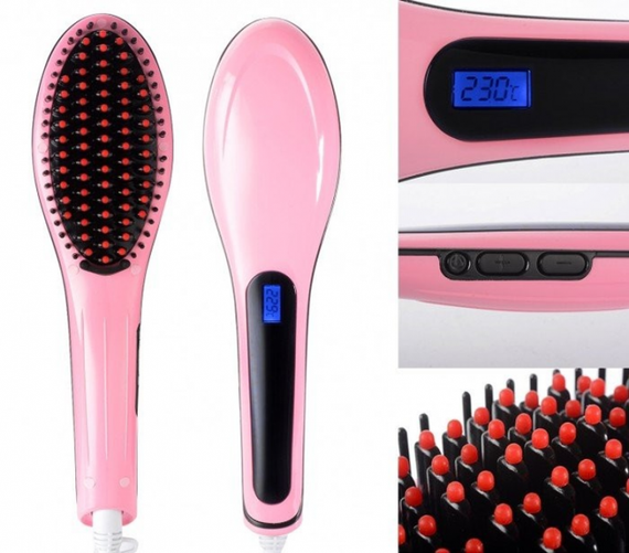 Гребінець випрямляч для укладки волосся електрична XPRO Kras.A Fast Hair HQT-906 | Зображення 4