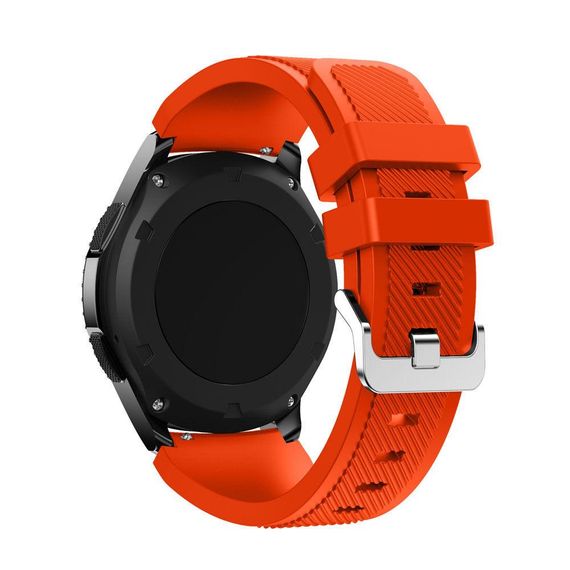 Силіконовий ремінець Primo для годинника Samsung Gear S3 Classic SM-R770 / Frontier RM-760 - Orange | Зображення 1