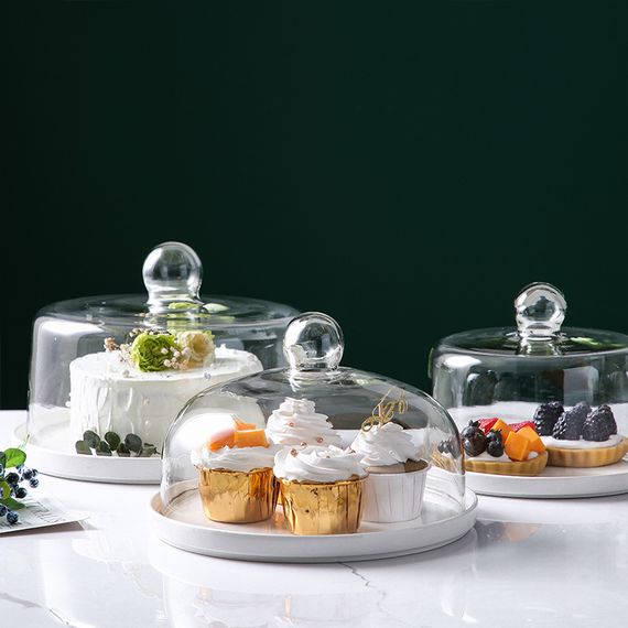 Тортівниця з кришкою Crystal 1 7942 10.5х24 см | Зображення 1