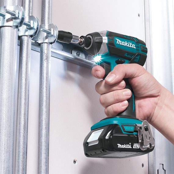 Винтоверт импульсный аккумуляторный Makita DTD152Z (165 Нм, 1/4", LXT, без аккумуляторов и зарядного устройства) | Зображення 5