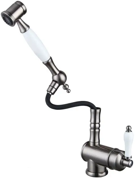 Кухонний змішувач Fabiano FKM 67P SS Inox Antique 8232.403.0753 | Зображення 1