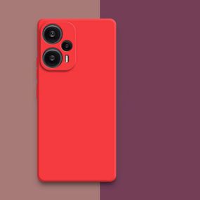 Чохол Candy Silicone для Poco F5 колір Червоний