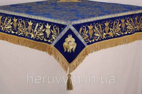 Скатертина на престол комбінована "Виноград і колос"