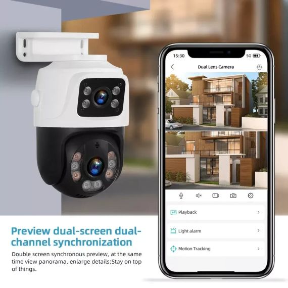 Комплект видеонаблюдения проводной с просмотром через 3G сеть DVR KIT 4ch металл HD набор на 4 камеры с регистратором | Зображення 3
