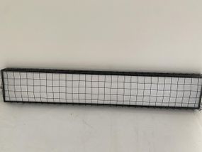 Світильник для спортивних залів чорний з решіткою MG STEEL SPORT BLACK 60 W